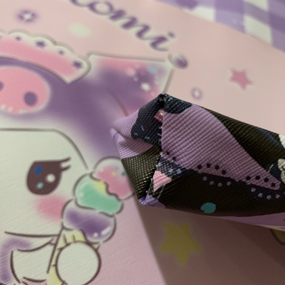 Kuromi Purple and Black Zip Pencil Pouch - Picture 13 of 14